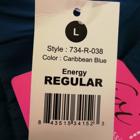 Koi Scrub Pants Women's 734-038 Caribbean Blue - Picture 8 of 11